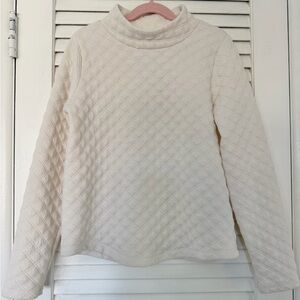 Crewcuts Quilted Beige Pullover Girls Size 10-11